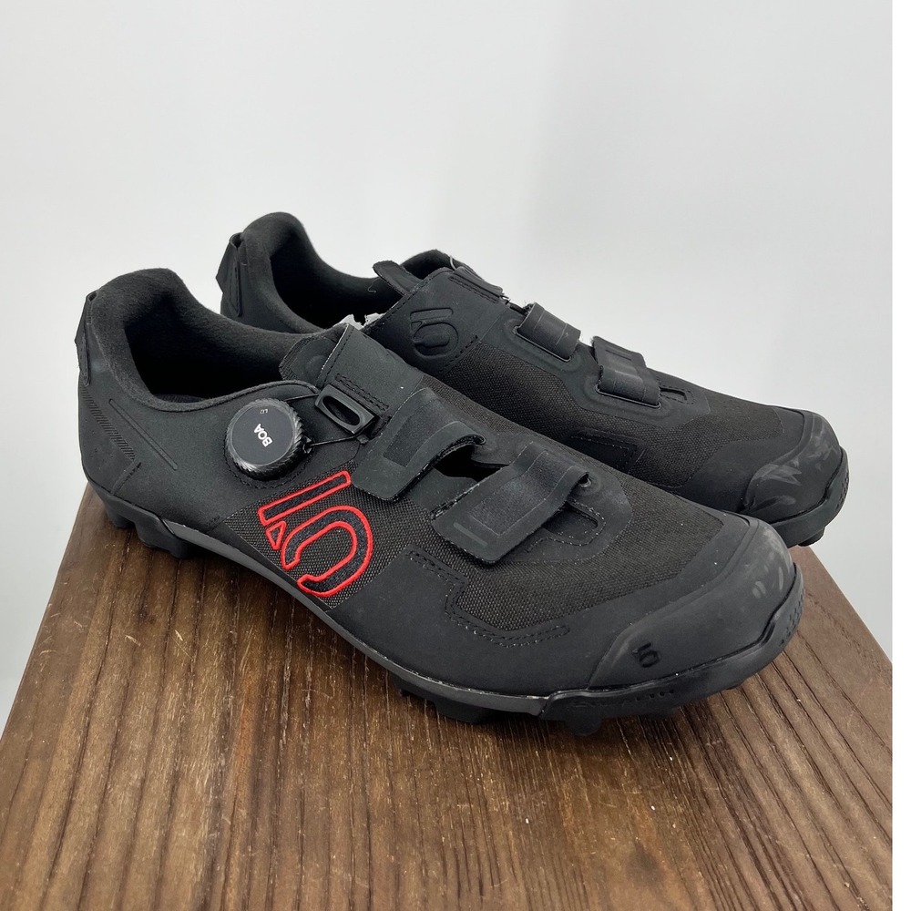 Adidas Five Ten Kestrel Boa Mountain Bike Shoes Black Size 9 Men's SPD Clipless